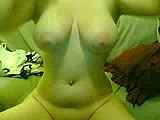 thick girl plays with herself webcam