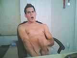hotboy luke shoots cum webcam