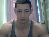 brutus k posing and flexing webcam
