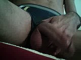 horny fred mayer jerk through underwear webcam