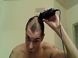 chuck slamm shaving his head webcam