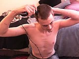 jhonson long buzzing hair to zero in hd webcam